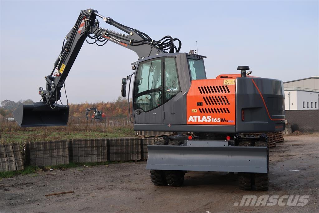 Atlas 165WSR Gravemaskiner på hjul