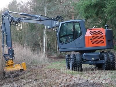 Atlas 165WSR Gravemaskiner på hjul
