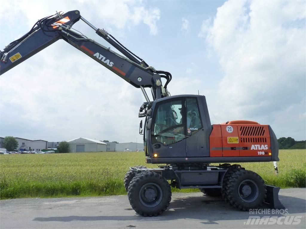 Atlas 190W Stage V Gravemaskiner på hjul