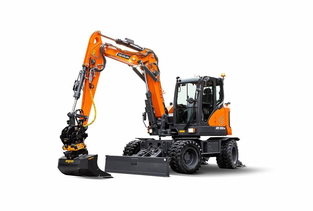 Develon DX100W-7 Gravemaskiner på hjul