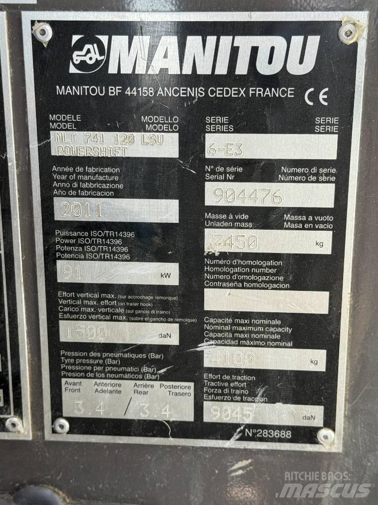 Manitou MLT 741-120 Teleskoplæssere