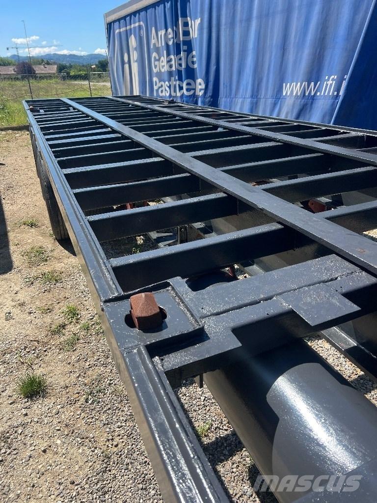 Viberti Collo d’oca Semi-trailer med lad/flatbed