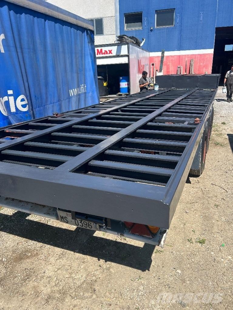 Viberti Collo d’oca Semi-trailer med lad/flatbed