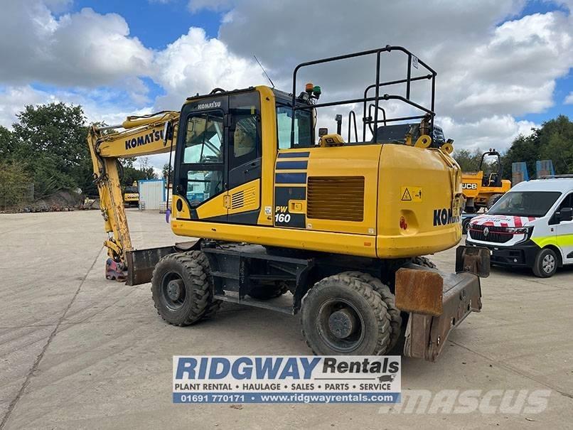 Komatsu PW 160-11 Gravemaskiner på hjul