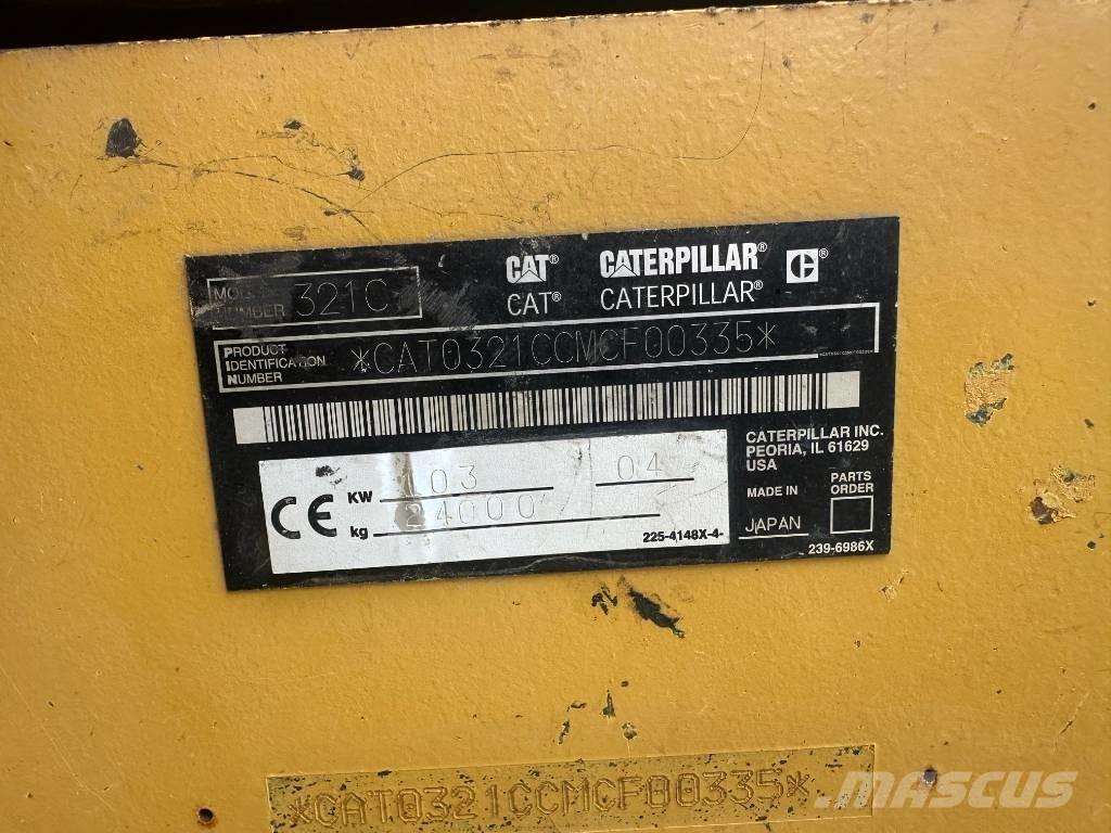 CAT 321 C Gravemaskiner på larvebånd