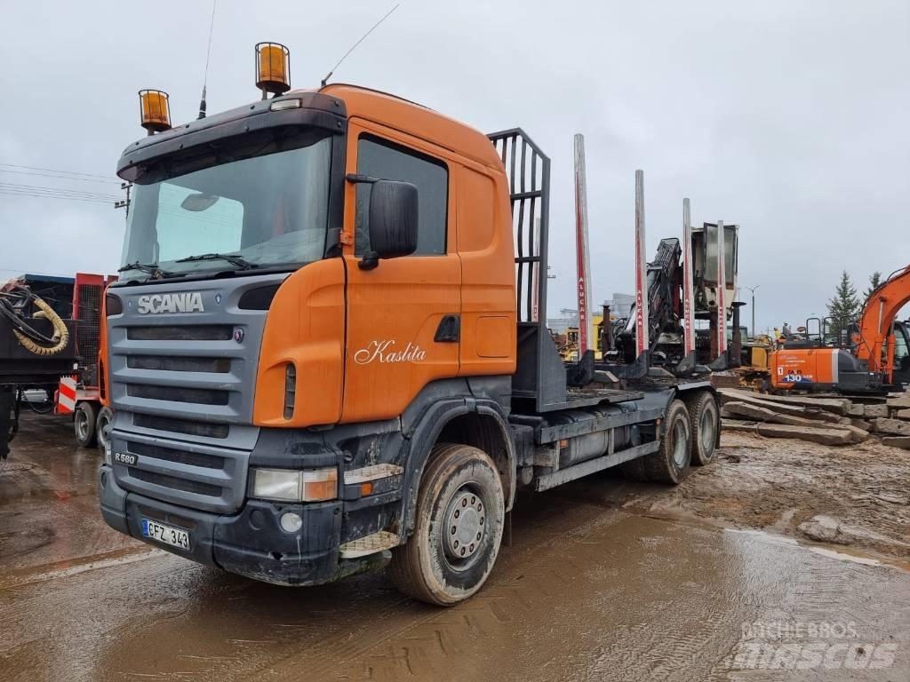 Scania R 580 Tømmertransport