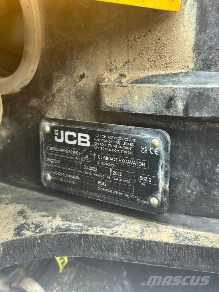 JCB 56 Z-2 Gravemaskiner på larvebånd