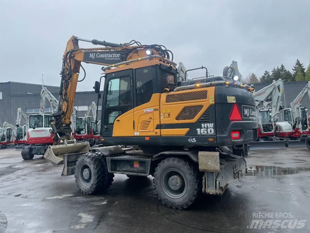 Hyundai HW160 Gravemaskiner på hjul