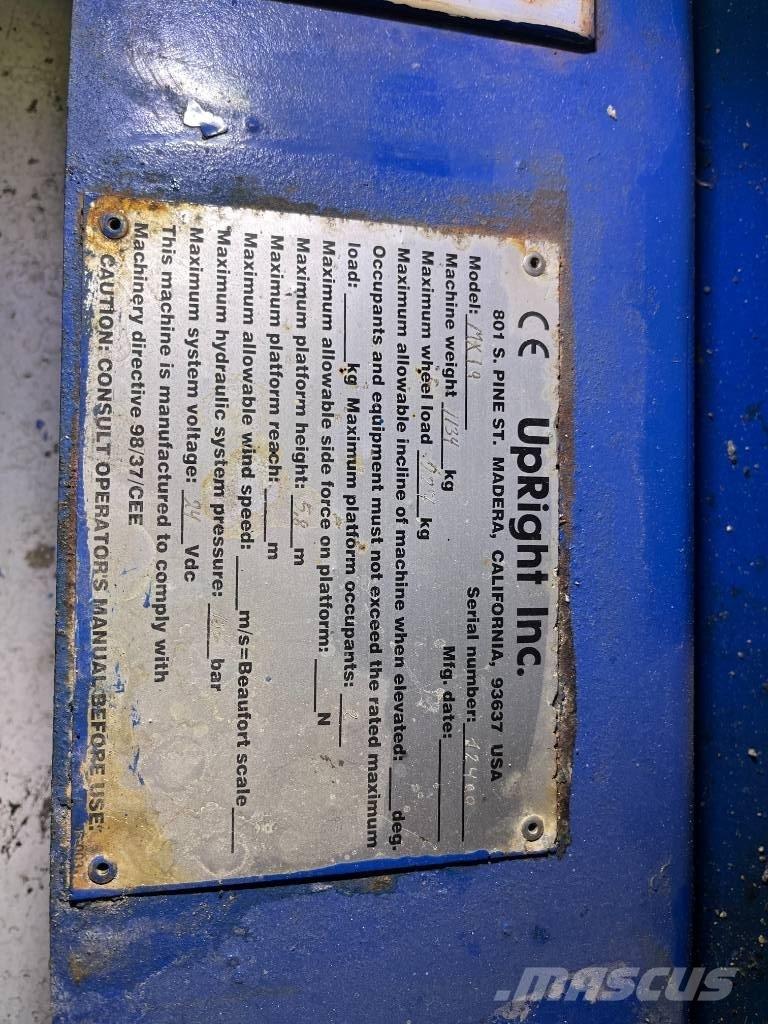 UpRight MX19 Saxlifte