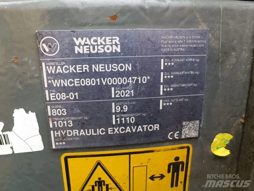 Wacker Neuson 803 Gravemaskiner på larvebånd