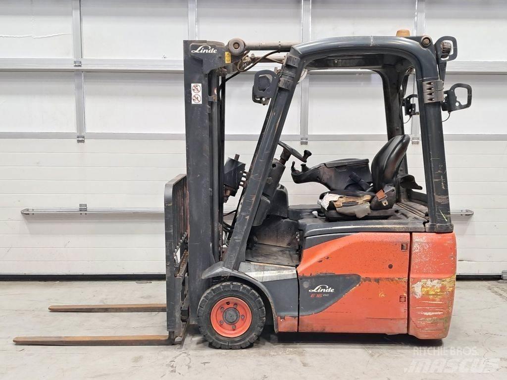 Linde E16C-02 El gaffeltrucks