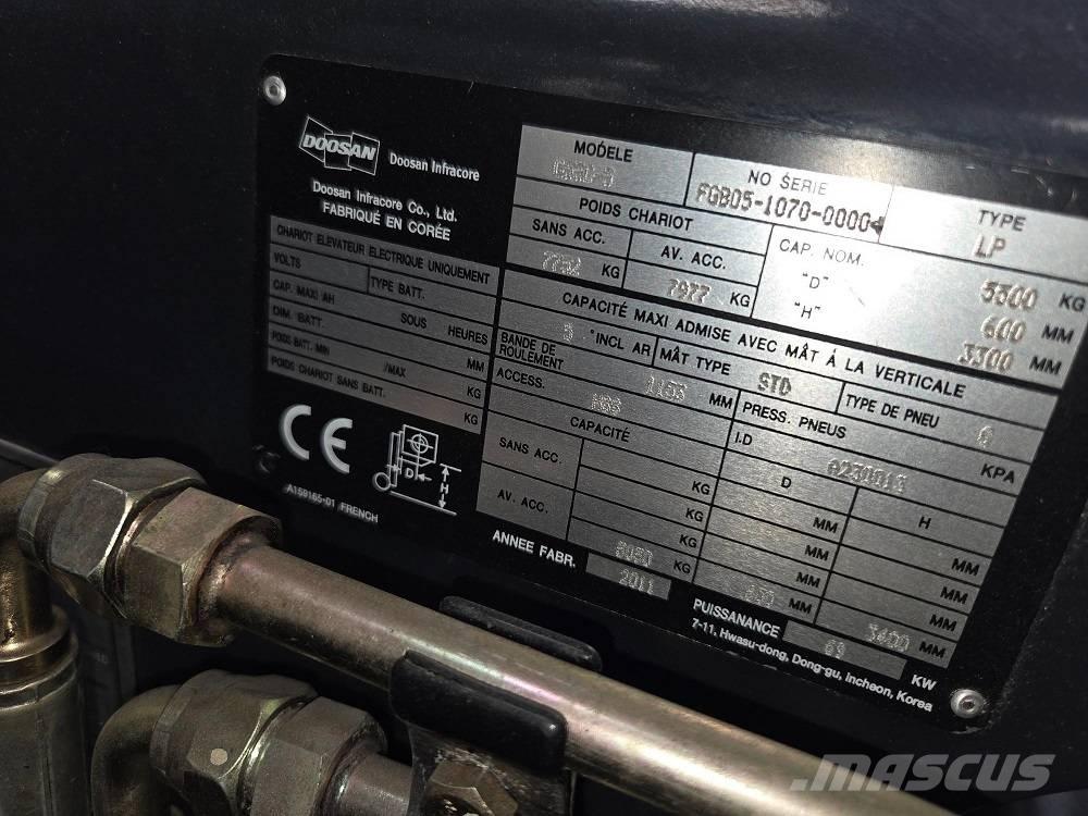 Doosan G 55 C-5 LPG gaffeltrucks