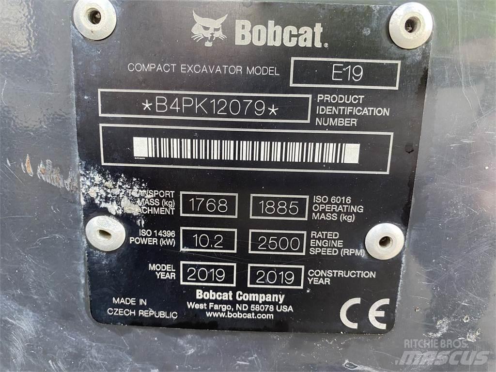 Bobcat E19 Gravemaskiner på hjul