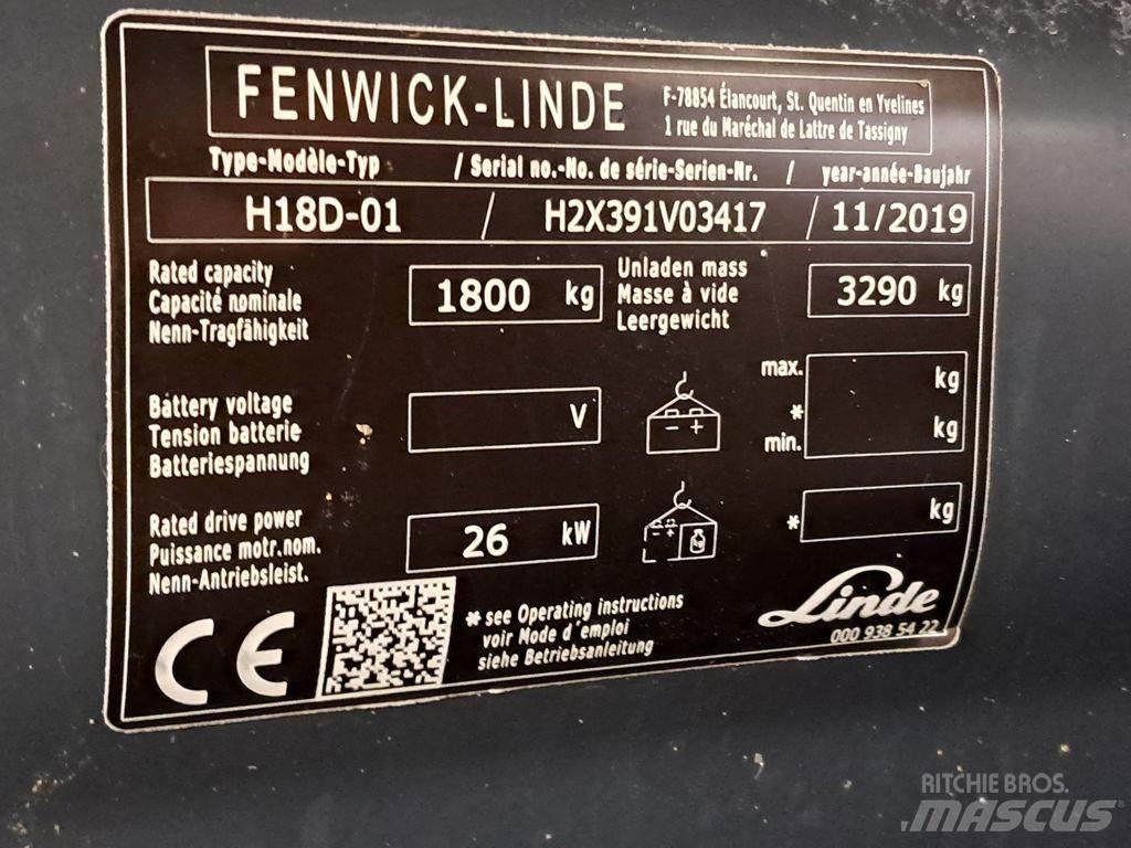Linde H18D-01 Diesel gaffeltrucks
