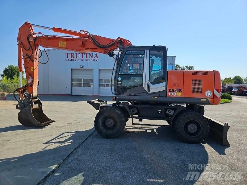 Hitachi ZX 190 W-3 Gravemaskiner på hjul
