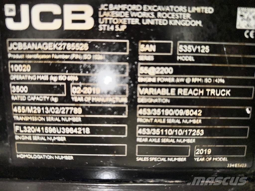 JCB 535-125 Hiviz Teleskoplæssere
