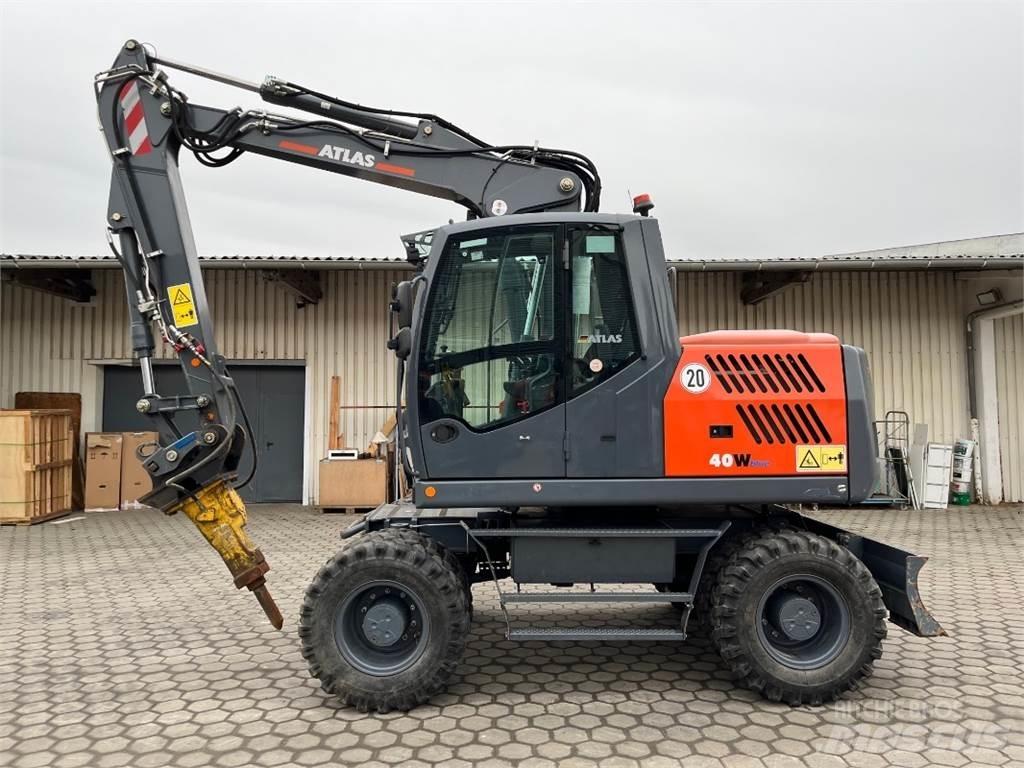 Atlas 140W-BLUE Gravemaskiner på hjul