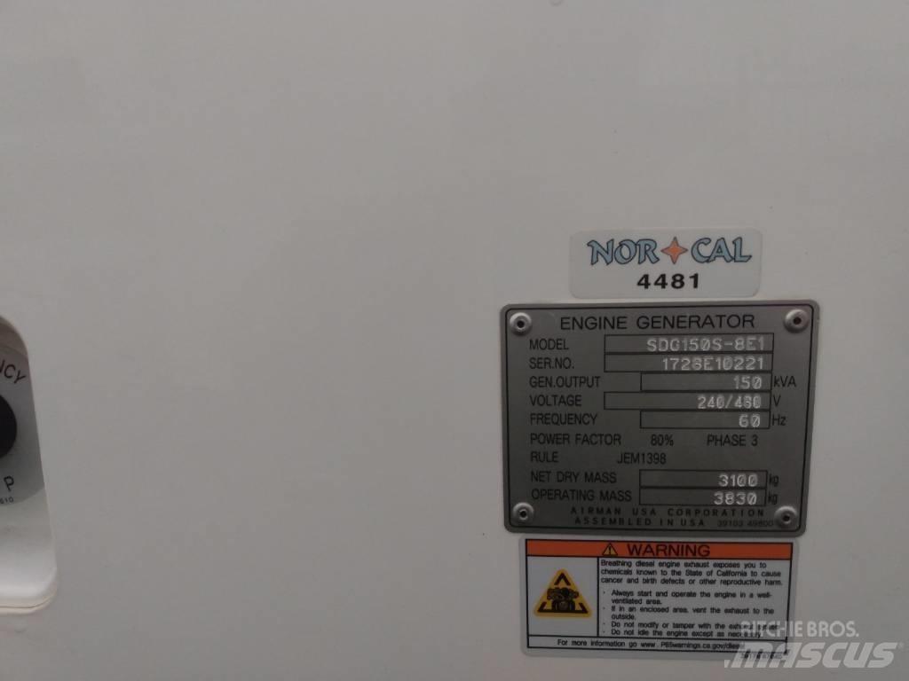Airman SDG150S-8E1 Dieselgeneratorer