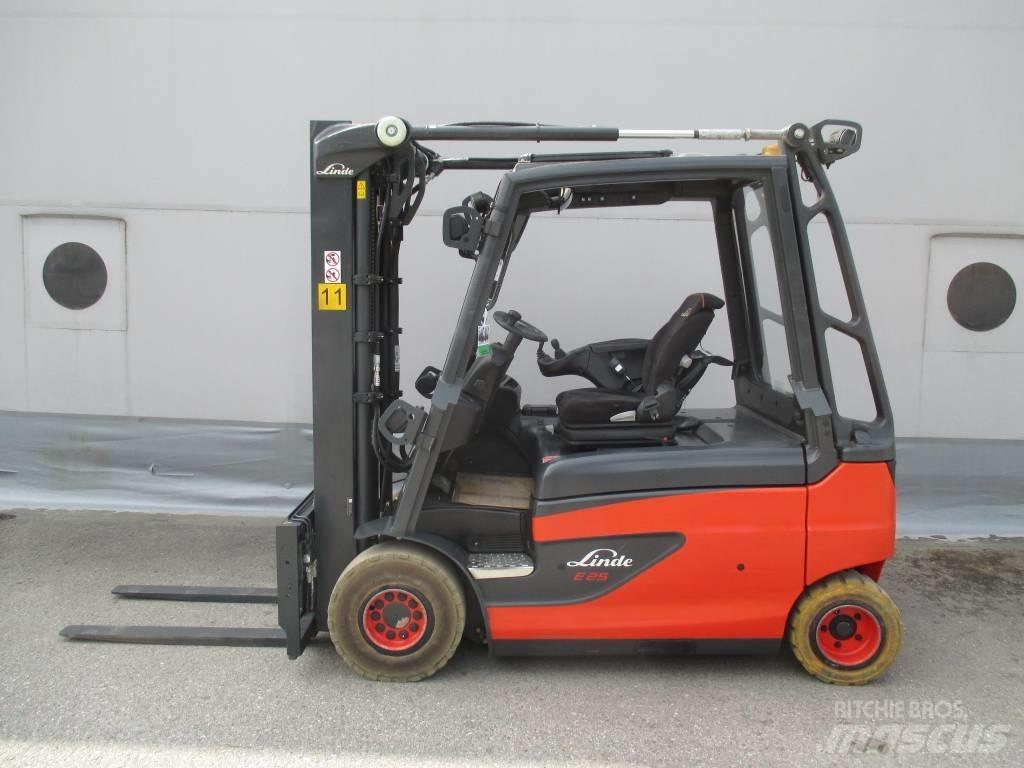 Linde E25L El gaffeltrucks