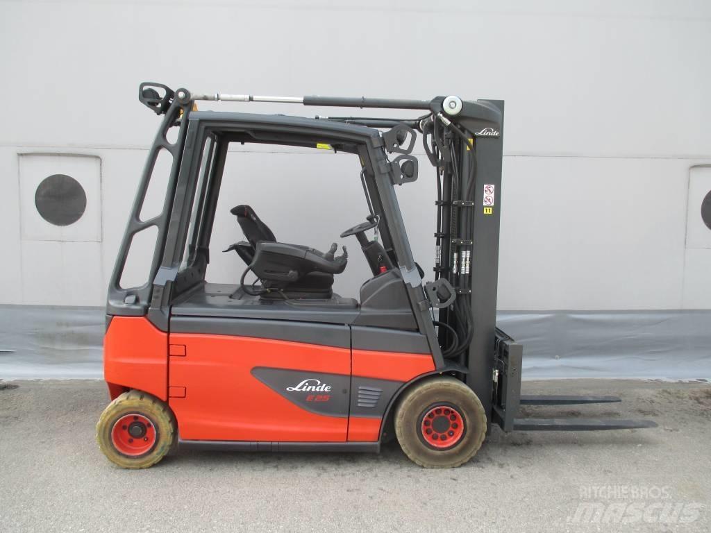 Linde E25L El gaffeltrucks