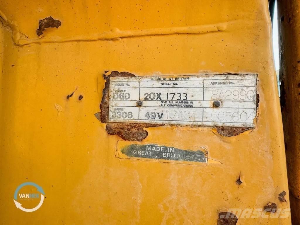 CAT D6D Bulldozer på larvebånd