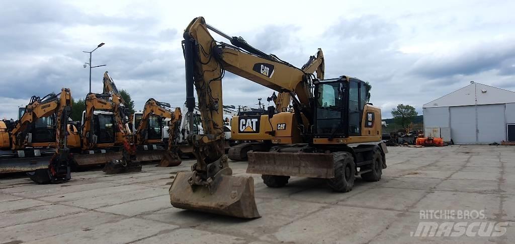 CAT M316F Gravemaskiner på hjul