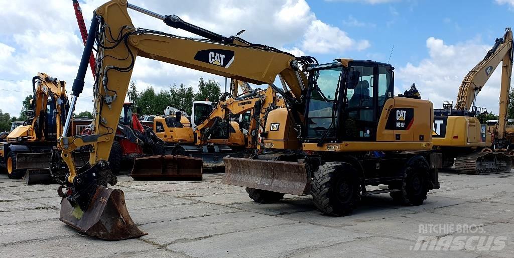 CAT M316F Gravemaskiner på hjul