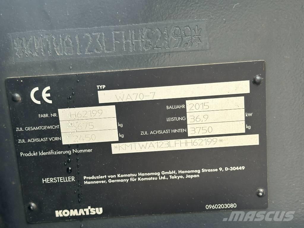 Komatsu WA 70 Læssemaskiner på hjul