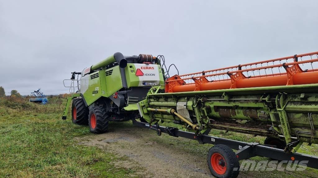 CLAAS Lexion 670 Mejetærskere