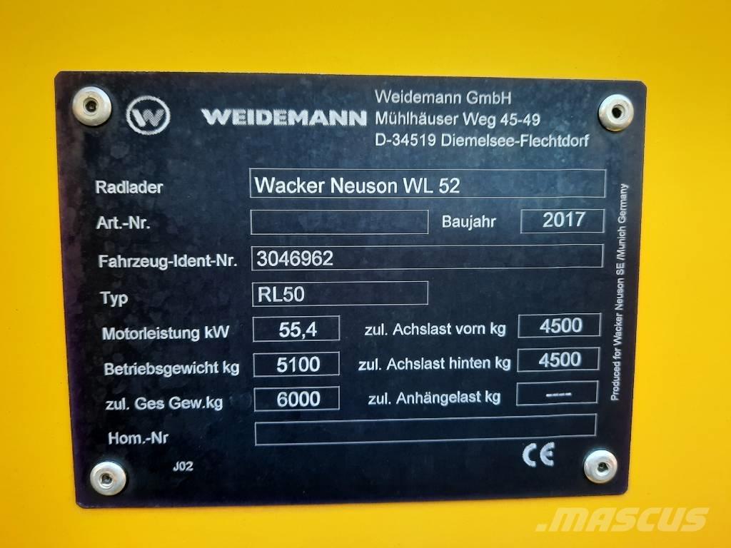 Wacker Neuson WL 52 Læssemaskiner på hjul