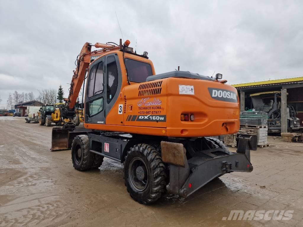 Doosan DX 160 W Gravemaskiner på hjul