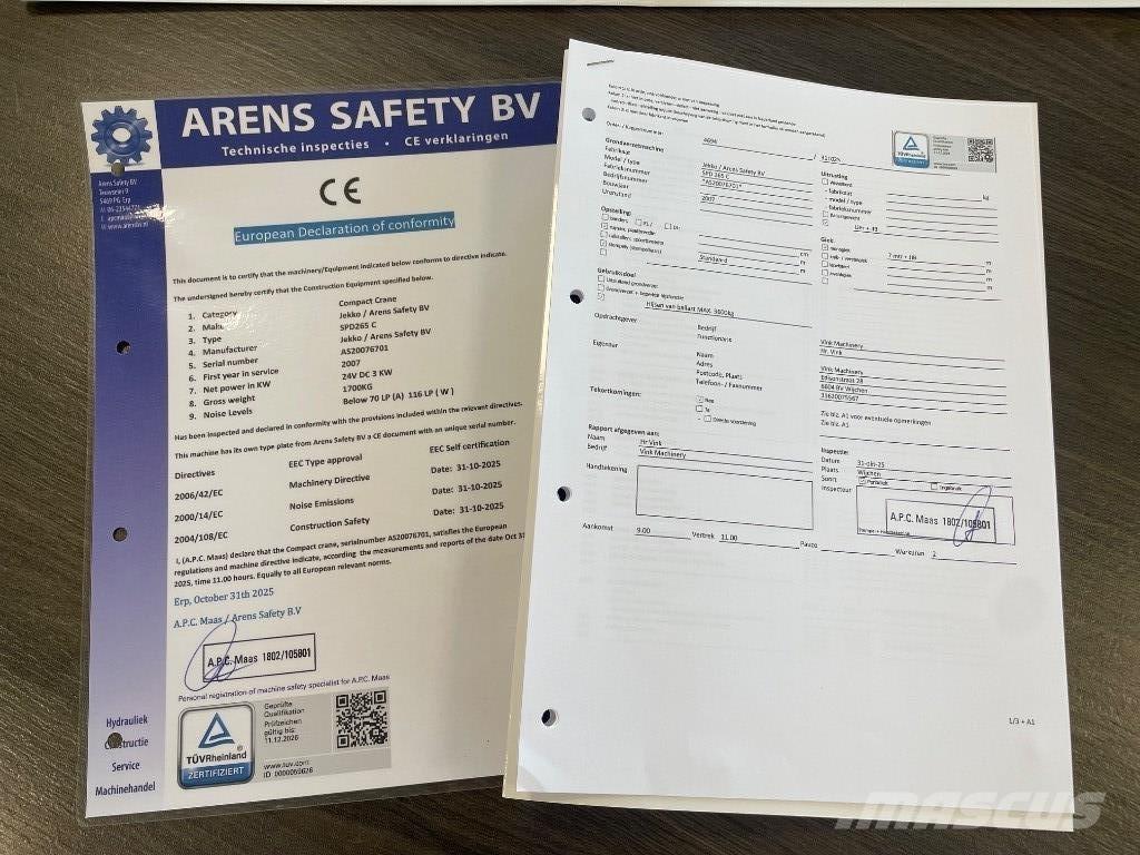 Jekko SPD 265 C  SOLD Minikraner