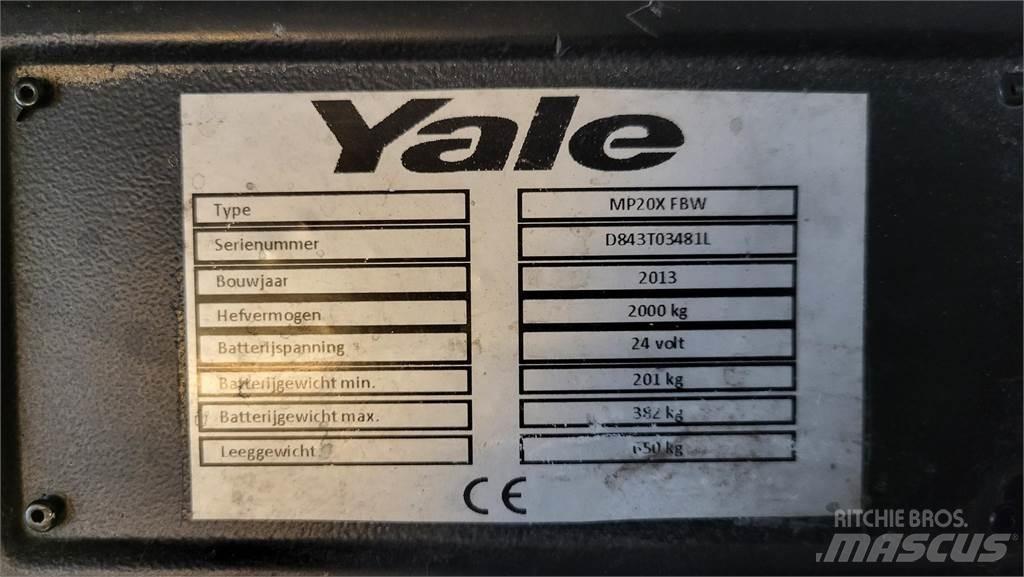 Yale MP20X 2013 El-palleløftere