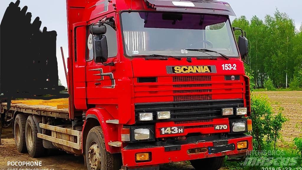 Scania 143 H 470 Tømmertransport