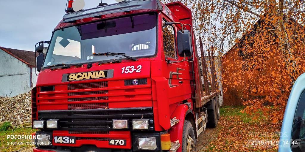 Scania 143 H 470 Tømmertransport