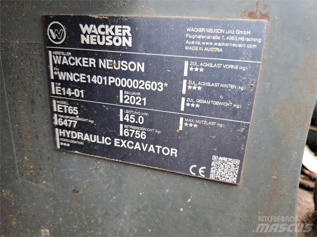 Wacker Neuson ET65 Gravemaskiner på larvebånd