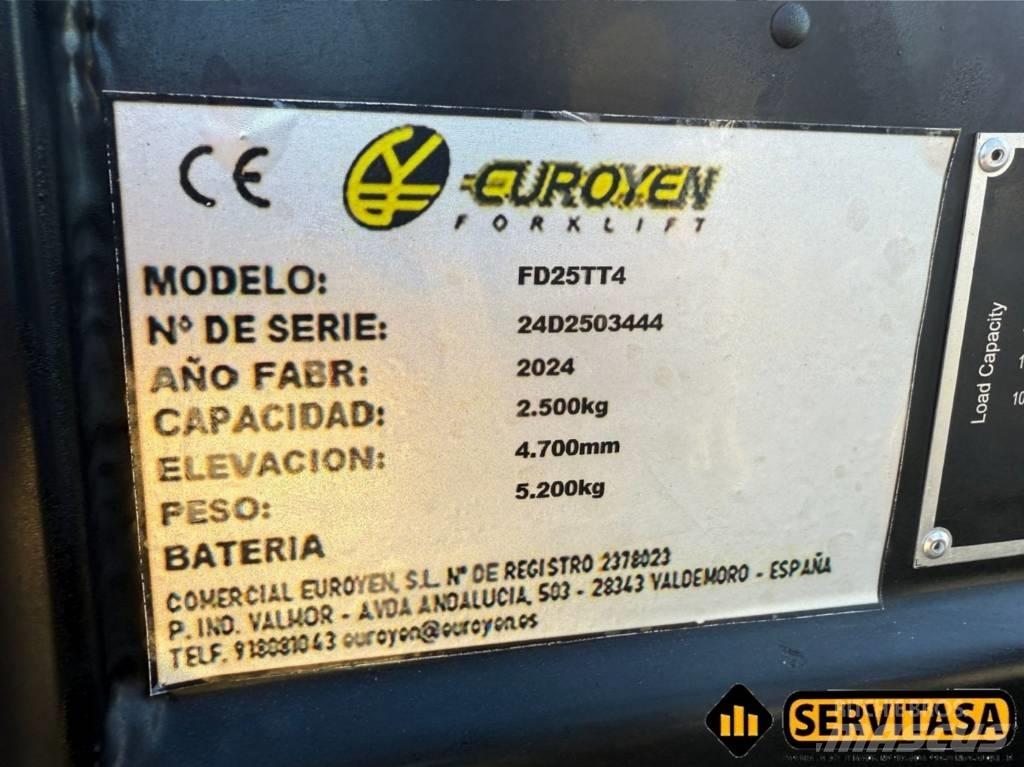  EUROYEN FD25TT4 Diesel gaffeltrucks
