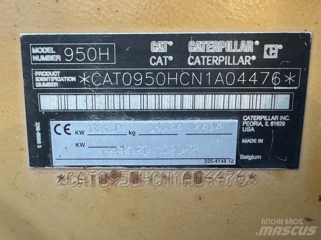 CAT 950H Læssemaskiner på hjul