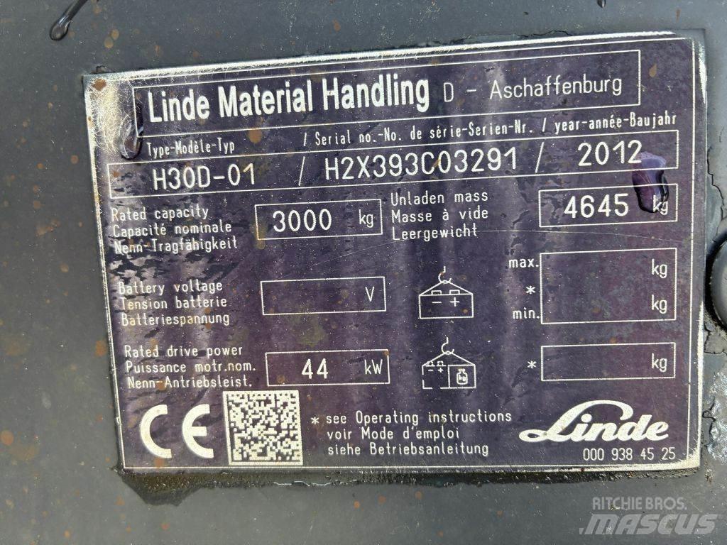 Linde H 30D01 Diesel gaffeltrucks