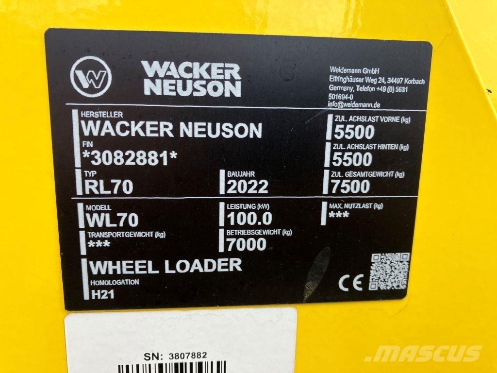 Wacker WL 70 Læssemaskiner på hjul