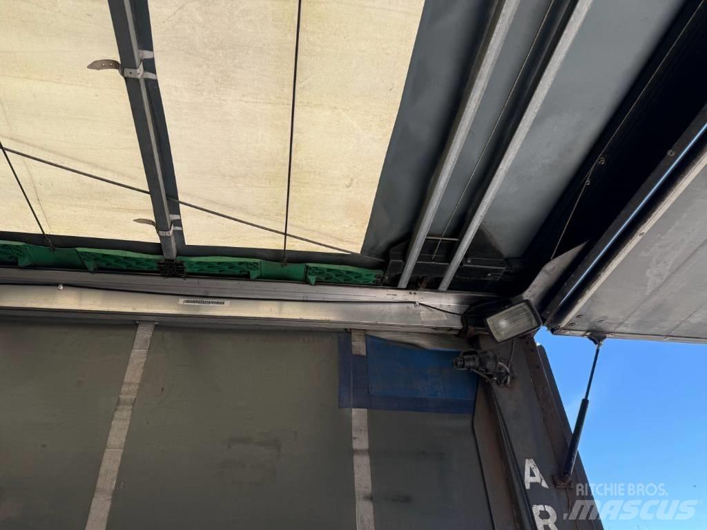 Krone 3 aks gardin Semi-trailer med Gardinsider