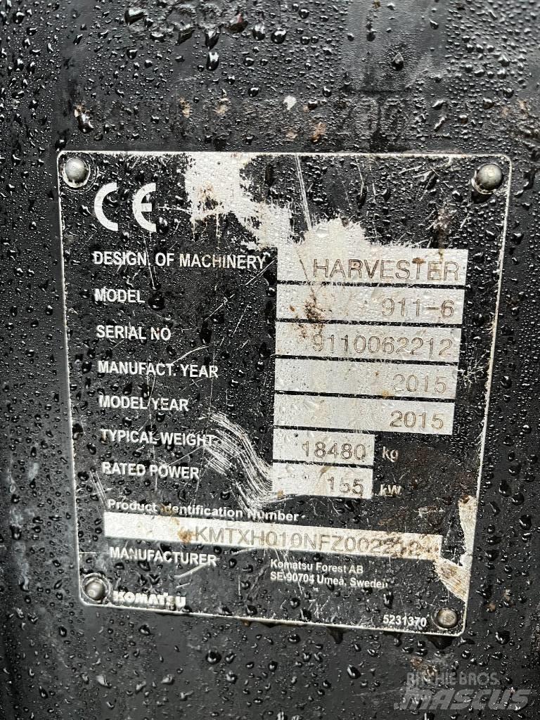 Komatsu 911.6 Skovningsmaskiner