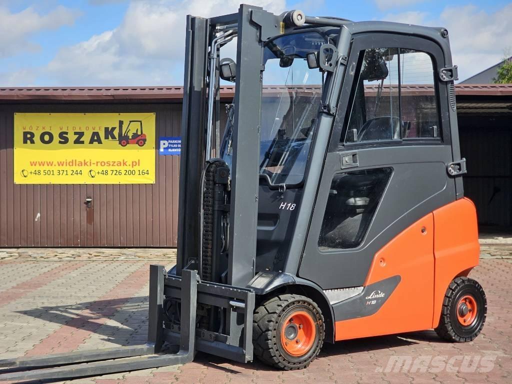 Linde H18T-01 LPG gaffeltrucks
