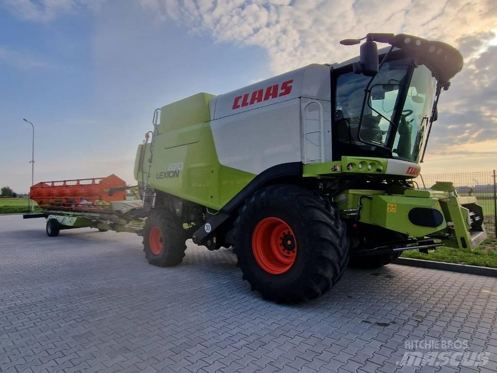 CLAAS Lexion 670 Mejetærskere