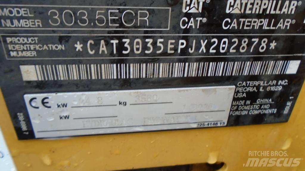 CAT 303.5 E CR Minigravemaskiner