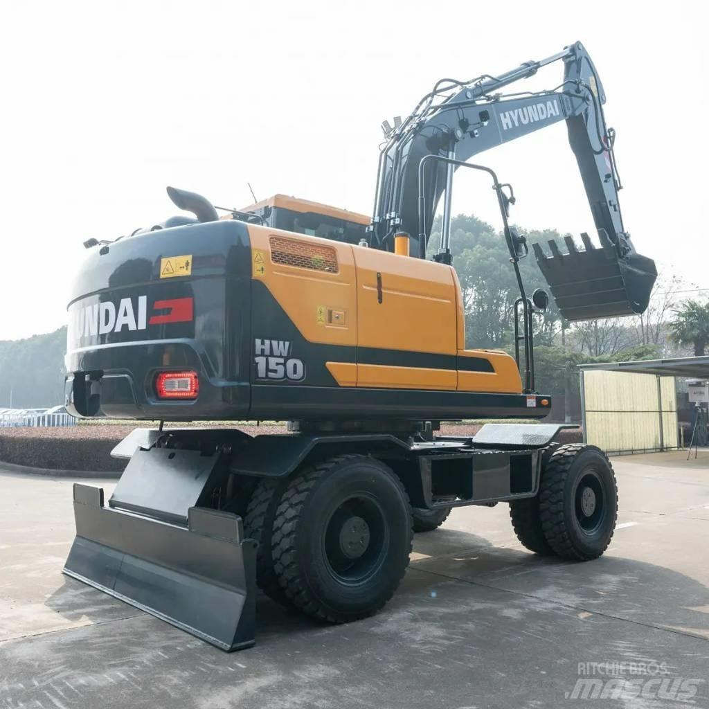 Hyundai HW 150 Gravemaskiner på hjul