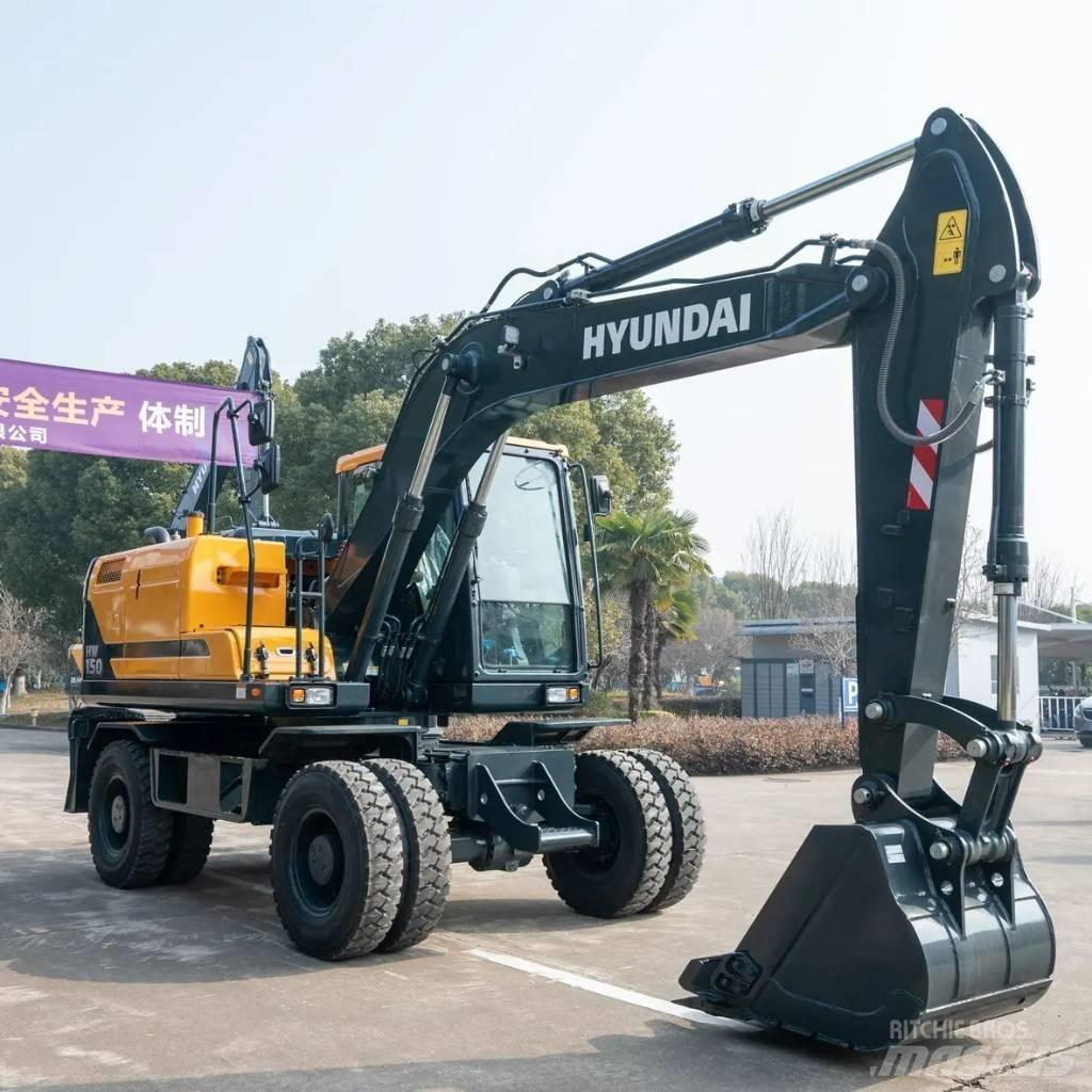 Hyundai HW 150 Gravemaskiner på hjul
