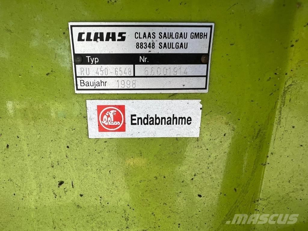 CLAAS RU 450 Finsnittere
