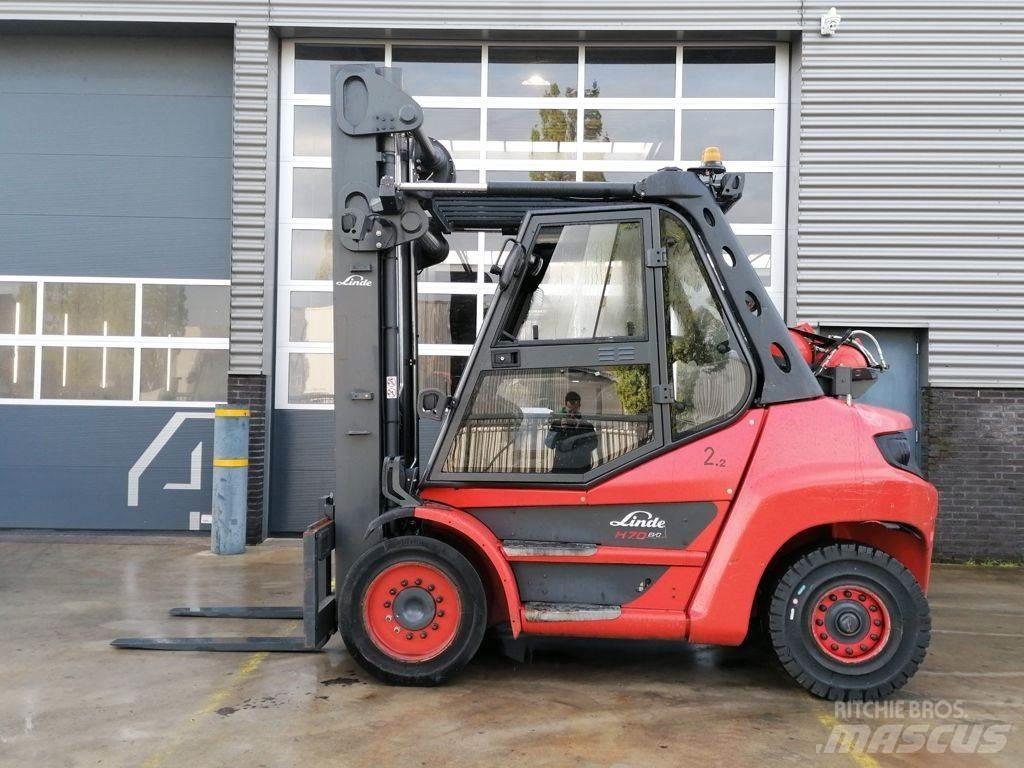 Linde H70T-01 LPG gaffeltrucks