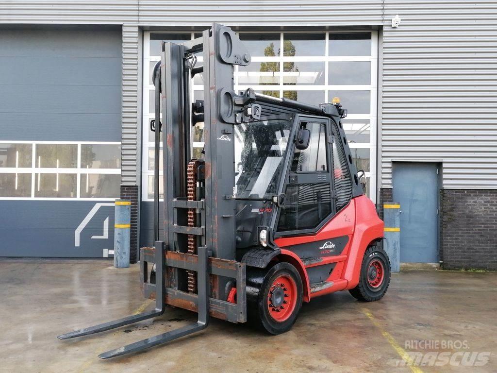 Linde H70T-01 LPG gaffeltrucks